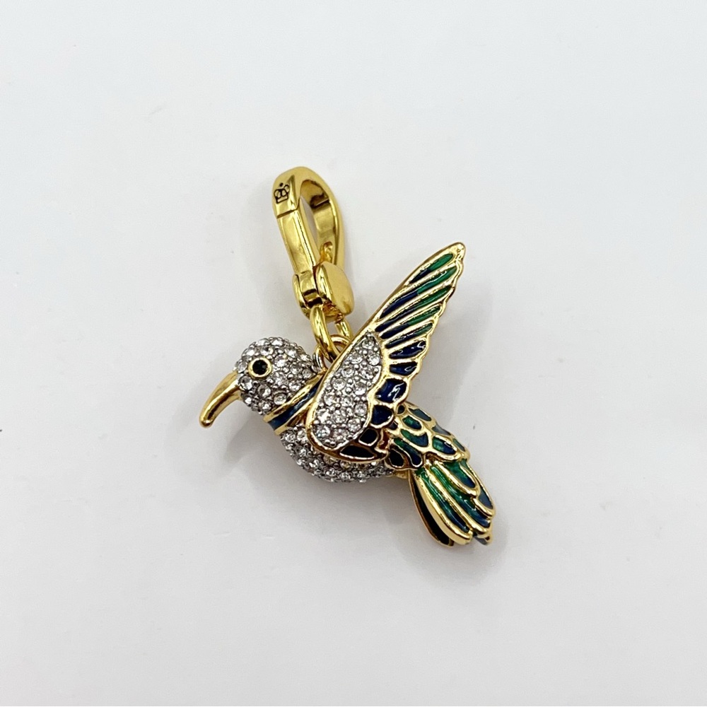 Juicy Couture blue hummingbird charm
